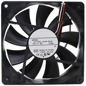 LMNCBVYA High Volume 120mm Cooling Fan 4710KL-04W-B49 DC12V 0.52A 3-Wire for PC and Electronics Cooling