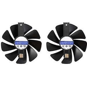 2 x 95 mm CF1015H12D DC12V videokaartkoeler koelventilator vervanging voor NITRo RX480 8G 470 4G GDDR5 RX570 4G / 8G D5 RX580 8G