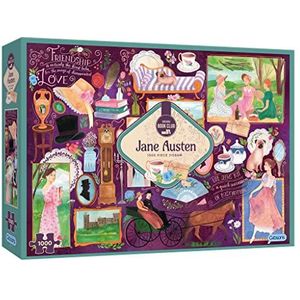 Jane Austen - Book Club 1000 stukjes puzzel | duurzame puzzel voor volwassenen | premium 100% gerecycled bord | geweldig cadeau voor volwassenen | Gibsons Games