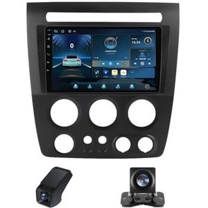 Android 14 2Din Autoradio geldt voor Hummer H3 1 2005-2010 Ingebouwd CarPlay/Android auto/DSP-processor/GPS-navigatie/FM WIFI RDS-radio-Bluetooth 10 Duim Touch screen/Stuurbediening(C20Pro)