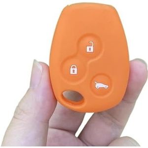 Autosleutel beschermhoes Siliconen Autosleutel Shell Cover Case Protector Holder Skin Voor Duster Voor Logan Voor Fluence Voor Clio Voor Vivaro 3 Knop Sleutel Sleutel Shell(10)