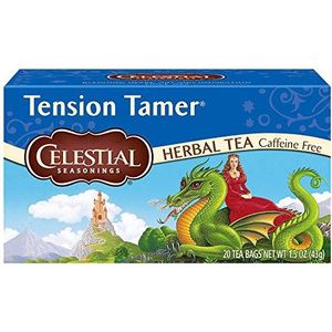 Pack of 2 x Celestial Seasonings Herbal Tea - Tension Tamer - Caffeine Free - 202