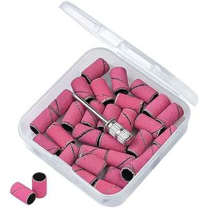 30Pcs Schuren Bands Elektrische Manicure Boor Slijpkoppen Gel Polish Removal Pedicure Schurende Gereedschap