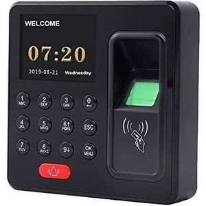 Prikklokken voor werknemers in kleine bedrijven, Electronic Time Card System Set Fingerprint System All-in-one Card Swiping Attendance voor kantoren, fabrieken, hotels, scholen