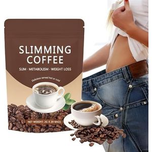 Koffie For Direct Gewichtsverlies - Snel Oplossende Vetondersteunende Drank For Dagelijks Voedingssupplement(2PCS)