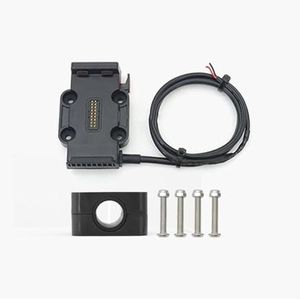 Telefoon Navigatiebeugel Voor BMW Voor R1250GS Voor ADV Voor R1200GS Voor S1000XR Telefoon Navigatie Beugel Draadloze Charing 12mm 16mm 22mm GPS-navigatiebeugel (Kleur : Black -16MM)