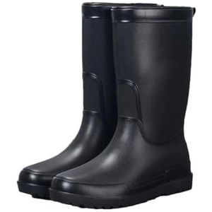 Wjnvfioo Mid-kalf regenlaarzen heren antislip slijtvastheid rubberen schoenen outdoor vissen waterdichte laarzen