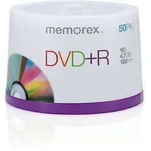 Memorex 50 Pack DVD+R Spindle