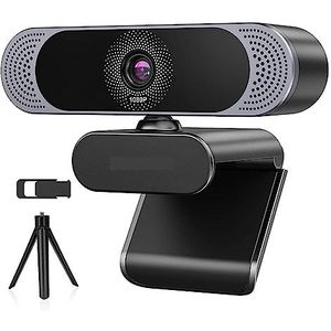 Webcams, 1080P HD Webcam Ruisonderdrukkende microfoon/Privacy Cover/Statief Plug-and-play USB-webcamera for videovergaderingen
