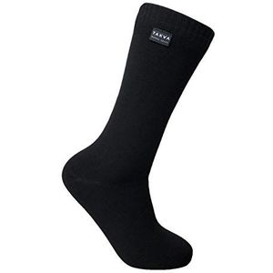 TAKVA Wudhu Sokken | Bamboe Rayon Ademende Waterdichte Sokken Geschikt voor Verschillende Outdoor Activiteiten (Unisex), Zwart, X-Small