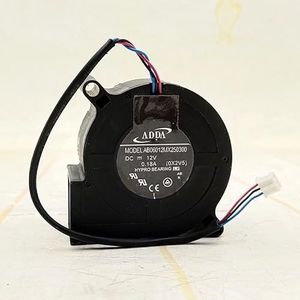 For - High-Performance 60mm x 25mm, 3300RPM, 6.3CFM, Low Noise, Long Life AB06012MX250300 6025 12V Turbo Fan LMNCBVYA
