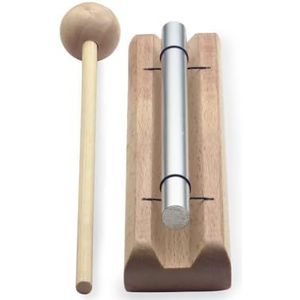 Stagg 20027 Chimes/tafel-klokkenspel (1 x klei, Note C, houten slagel, lengte: 17,3 cm, breedte: 3,6 cm)