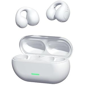 coovo Beengeleidingshoofdtelefoon, open draadloze hoofdtelefoon, draadloze sporthoofdtelefoon, herbruikbaar, sporthoofdtelefoon voor camping, fietsen, training