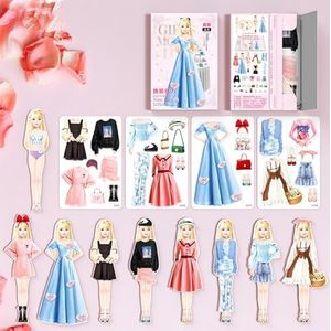 Magnetic Dress Up Dolls, 2024 New Magnetic Princess Dress Up Paper Doll, Portable Princess Dress Up Paper Doll, Pretend And Play Travel Playset Toy, Dress-up Game, Over 3 Years Old (C)
