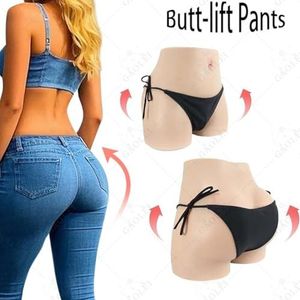 Adima Crossdresser Siliconen Nep Vagina Broek Butt Lifter Ondergoed Heup Enhancer Shapewear Shorts Verbergen Gaff Panty voor Cosplay,ivoor,basics