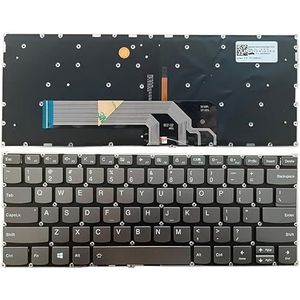 Voor Lenovo Yoga 530-14 530-14ARR 530-14IKB Air14 Air14IKBR Air15 Air15IKBR AIR15ARR Russisch/VS/VK/Spaans laptoptoetsenbord(Gray US backlit)