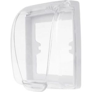 Waterdichte Schakelaar Cover Box Clear Muur Licht Panel Socket Guard Deurbel Flip Cap Cover Waterdichte Outlet Box Wandschakelaar Beschermende Clear Light Guard