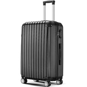 Koffer Reiskoffer op wielen Cabine Rolling Bagage Mode Trolleybagage Tas Combinatieslot Ritssluiting ABS (Color : 1, Size : 20inch)