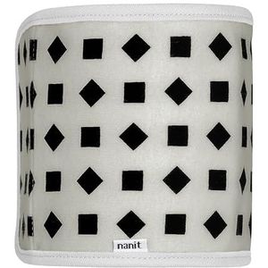 Nanit Ademband voor Nanit Pro Babyfoon - Maat L (12-24 Maanden) - Realtime Meldingen - Zonder Elektronica, Sensoren of Radar - 100% Katoen - Wit/Grijs