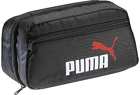PUMA - Deluxe Edition - Toilettas - Zwart-Rood/Wit