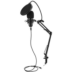 BM800 USB-condensatormicrofoon voor Live Streaming Karaoke op Pc, Professionele Opnamemicrofoonset