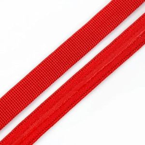 Naaien antislip siliconen beha elastische band 10 mm ondergoedband rubberen band antislip kanten tapes kledingaccessoires-rood-10mm-10meter