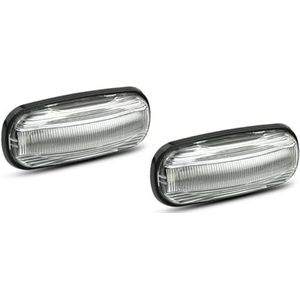 Richtingaanwijzer Voor Land Voor Rover Voor Defender TD5 Voor Freelander 1 Voor Discovery 2 1999-2004 LED-zijmarkeringslamp Amberkleurige Lichten Knipperlicht Indicator(Clear Normal Amber)