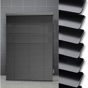 ZHUOZ1T Jaloezieën, horizontale jaloezieën voor ramen, waterdicht, raamrolgordijn, 25 mm lamellen, jaloezieën, voor thuiskantoordecoratie, aanpasbaar, breedte x hoogte (80 x 120 cm)