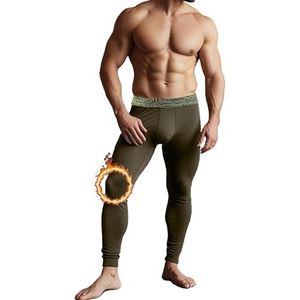 Sesto Senso Heren Lang Onderbroek Katoenen Ondergoed XXL Groen Khaki