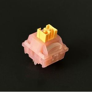 Outemu Honey Peach/Lime Switch V3, 5pin Voorgesmeerde Stille Lineaire/Tactiele Schakelaar Voor Mechanisch Toetsenbord (Color : Linear Peach, Size : 70PCS)