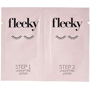 Fleeky Lashlift Sachets 1 ml - One Shot dubbele kamer sachet met 2-fasen lotions lifting gel voor het liften en fixeren van de wimpers