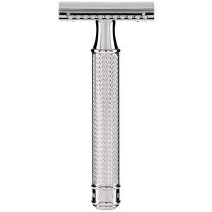 MÜHLE Traditioneel veiligheidsscheermes - scheermes - gesloten kam, afschroefbare kop - incl. proefblad versie Twist