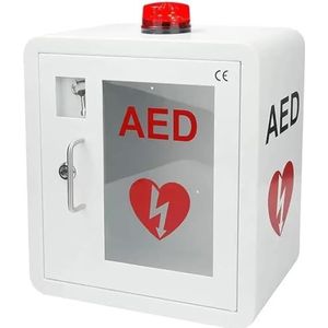 KFGISD, Eerste hulp AED defibrillator wandgemonteerde opbergkast, EHBO-kast, verstelbare scheidingswandpositie,Defibrillatorkast