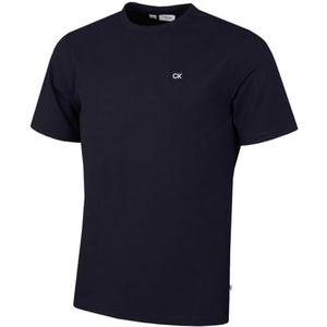 Calvin Klein Heren Campus Wicking Stretch Luxe T-shirt - Marine - L