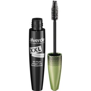 alverde NATURKOSMETIK mascara XXL-volume zwart 010, 12 ml