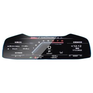 Displaybeschermfolie Voor S6 2019 2020 2021 2022 2023 2024 Navigatiescherm Gehard Film Beschermende Auto Dashboard Systeem Beschermer(Instrument Film)