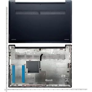 Voor Lenovo IdeaPad S340-15 S340-15IML S340-15IWL S340-15API S340-I5IIL Laptop LCD-achterkant Voorkant Scharnier Palmrest Bott(Black D)