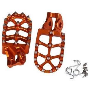 voetsteunen motorfiets Motorfiets Voetsteun Voetsteun Voor 125 200 250 300 350 400 450 500 EXC EXCF 2017-2023 2022 2021 Voor SXF XCF XC SX Voetsteun Pedalen Motorfiets Voetsteun(Oranje)