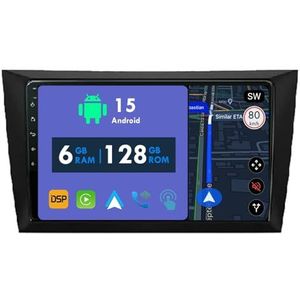 RoverOne Autoradio GPS voor Volkswagen Golf 6 2008-2016 Carplay Android Auto Stereo Hoofdeenheid Bluetooth WiFi Radio Speler Sat Navigatie