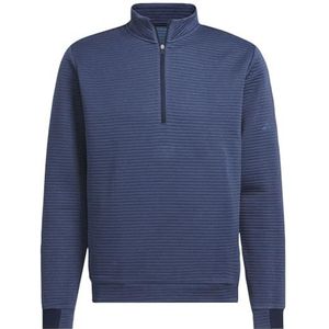 adidas Men's Ultimate365 DWR Textured Quarter-Zip Pullover/Collegiate Navy/Preloved Ink/Medium