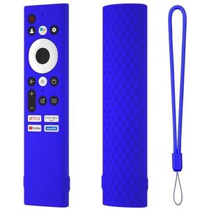 voor Skyworth 55Q20 TC9010 TC9012 RHA-T2 Afstandsbediening Siliconen Case Beschermhoes Hoes Hoes Hoes Voor Kodak CAPRO Serie 4K Ultra HD LED TV Afstandsbediening (Blauw)