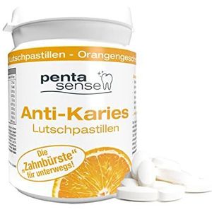 PentaSense® - Xylitol anti-cariës zuigtabletten met aardbeiensmaak tegen tandplak en zuur helpen het tandglazuur te behouden - 30 stuks