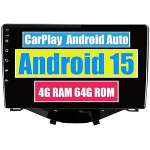 RoverOne Auto Stereo CarPlay Hoofd Unit voor Peugeot 108 voor Toyota Aygo B40 voor Citroen C1 2014-2021 Android Auto Touchscreen Sat Navi Bluetooth WiFi Radio Speler