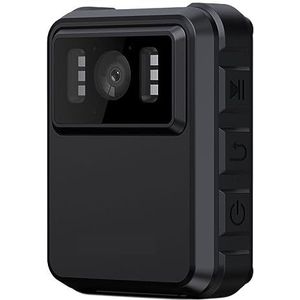 Mini Wifi Camera Full Hd 1080P 2Inch Ips Touchscreen IP67 Waterdicht Nachtzicht Videorecorder Bewaker Politie Body Cam (Color : Cam add 64gb card, Size : L9 WIFI)