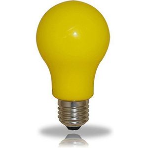 LED-lamp peervorm 3W = 25W E27 GEEL voor binnen en buiten party
