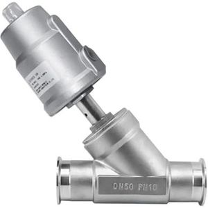 DN50 roestvrij staal Pneumatische snel-installeert Klep van Hoek Seat Normaal Gesloten Seat Klep PTFE Verzegelen (open-Enige Handeling)