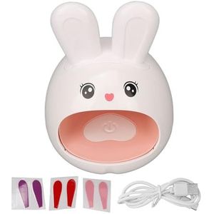 Cartoon LED-nagellamp, Mooi Nagellicht Mild 8 Stuks Lichtchips Draagbaar voor Salon (Wit)