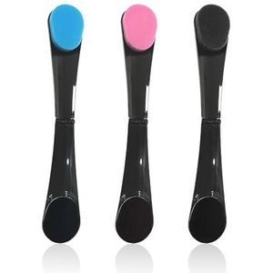 Opvouwbare spons-rugborstel, 3 stuks, ruglotion-applicator, herbruikbare rugborstel, applicator geschikt voor reizen, rugverzorgingsapparaat