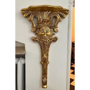 Casa Padrino barok wandconsole goud - Prachtige wanddecoratie console in barokke stijl - Barokke decoratieve accessoires - Barok meubilair - Barok interieur