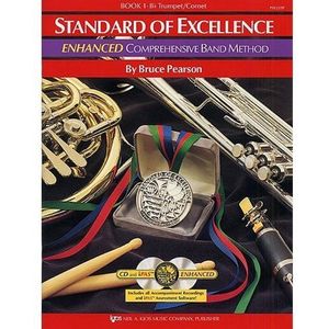 Standaard of Excellence: Enhanced Comprehensive Band Method Book 1 (BFlat Trumpet/Kornet) CD, CD-Rome voor trompetten, Cornet